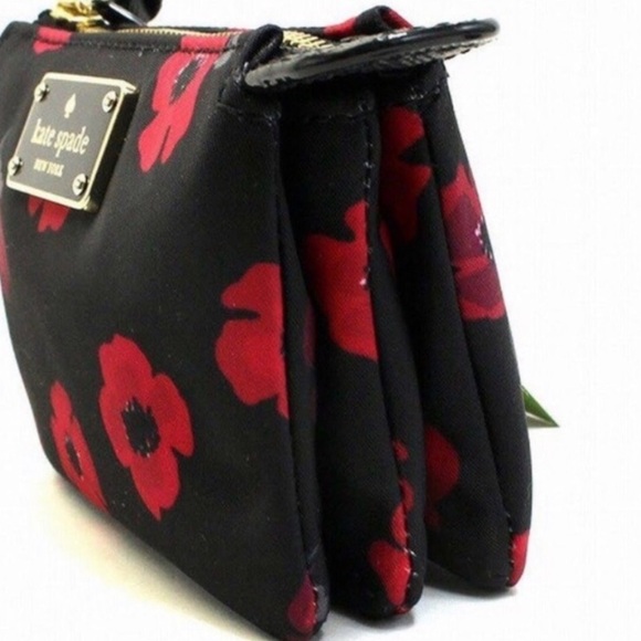Kate Spade New York Natasha Wilson Poppy Zip Mini Card Case Wallet - Picture 8 of 8
